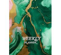 Green Goddess: Weekly Planner: Glossy Soft Cover, Premium Color Interior, Size 8.5x11 Inch ,To Do List , Weekly Organizer and Weekly Agenda for Work & Daily Life, 52 Week,120 Pages