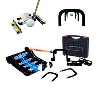 Green Golf de Interior,Herramienta Putter para Práctica - Caja de herramientas de Putting para Golf en Curso de Hogar al Aire Libre en Césped Jardín Trasero Playa para Hombres y Mujeres Golfistas