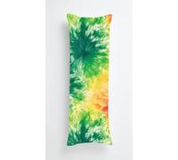 Green Gradient Body Pillow Case Cover 50x150cm, Long Backrest Cushion Pillow Protector with Zipper, Decorative Bedding Pillowcase, Soft Body Pillow Cover for Couch Bedroom Watercolor