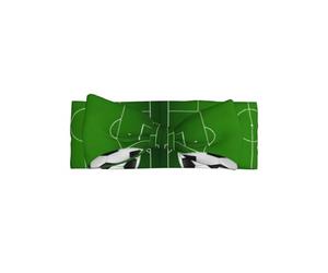 Green Grass Field Soccer Playground The Ball Baby Bow Headband, un accesorio para el pelo para recién nacidos y bebés, adecuado para bebés de 0 a 6 meses