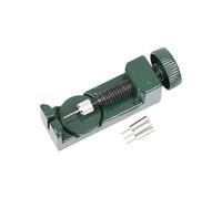 (Green) Handheld Watch Band Removers Adjuster Tool for Home DIY Or Professional Clock Repair Needs Silver