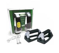 GREEN HILL Push Up Bar para potenciación Muscular, Asas para Flexiones, Unisex, para Adultos, Negro/Gris, Talla única