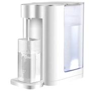 Green Instant Hot Water Dispenser, 2000W Caldera de calefacción rápida con 5 ajustes temporales, 3L Tank & Dual Output Spouts para café de té en casa, Tranje Operación de la contratop alternativa alte