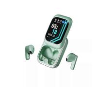 (green) Intelligent Full-Color Touch Screen Slider Earphones New Music/Game Modes