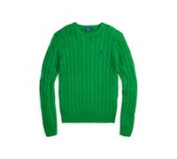 Green Jersey de algodón en punto de ochos L