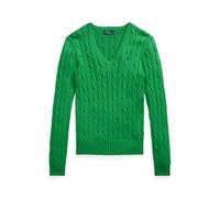 Green Jersey de algodón en punto de ochos L