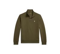 Green Jersey de punto doble y cremallera corta L