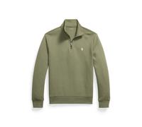Green Jersey de punto doble y cremallera corta XXL