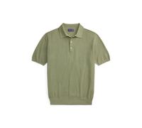 Green Jersey tipo polo de mezcla de seda M