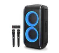 GREEN KEEPER GKD62 Máquina Karaoke, Altavoz Bluetooth 400W con 2 Micrófonos