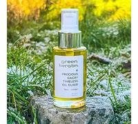 Green Keratin Precious Cacay Timeless Elixir de aceite. Aceite Facial para la piel radiante. Profesional aceite de Anti-edad. 30 ml.