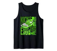 Green Kicks Rule Everything Around Me Gráfico Verde Camiseta sin Mangas
