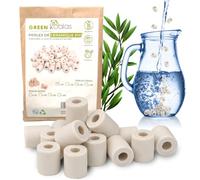 GREEN KOALAS X20 GREY EM Cuentas de cerámica con microorganismos eficientes Cuentas de purificación natural para la filtración del agua Fuente de agua del grifo Decantador de la fuente Cafetera Hervid