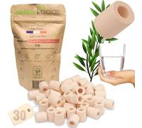 GREEN KOALAS X30 PINK EM® Cuentas de cerámica con microorganismos eficientes Cuentas de purificación natural para la filtración del agua Decantador de la fuente de agua del grifo Filtro de la máquina