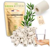 GREEN KOALAS X60 GREY EM Cuentas de cerámica con microorganismos eficientes Cuentas de purificación natural para la filtración del agua Fuente de agua del grifo Decantador de la fuente Cafetera Hervid