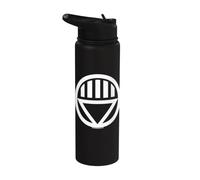 Green Lantern Black Lantern Logo Stainless Steel Insulated Water Bottle