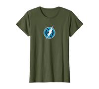 Green Lantern Blue Lantern Flash Camiseta, Mujer, Verde Oliva, L