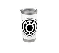 Green Lantern Blue Lantern Logo Vaso térmico de acero inoxidable de doble pared