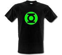 Green LANTERN - Camiseta de algodón para superhéroes de Big Bang Theory Negro Negro ( XXL