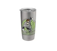 Green Lantern Circle Vaso térmico de acero inoxidable de doble pared