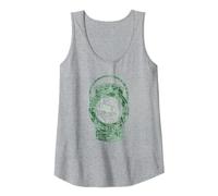 Green Lantern Cover Camiseta sin Mangas, Mujer, Gris Jaspeado, S