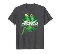 Green Lantern Glow Camiseta, Hombre, Jaspeado Oscuro, 4XL