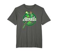 Green Lantern Glow Camiseta, Hombre Tallas Grandes, Asfalto, 2X Alto
