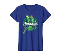Green Lantern Glow Camiseta, Mujer, Azul Real, XS