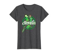 Green Lantern Glow Camiseta, Mujer, Jaspeado Oscuro, 3XL