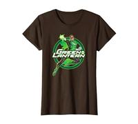 Green Lantern Glow Camiseta, Mujer, Marrón, XL