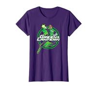 Green Lantern Glow Camiseta, Mujer, Morado, S