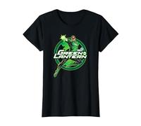 Green Lantern Glow Camiseta, Mujer, Negro, XXL