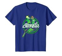 Green Lantern Glow Camiseta, Niños, Azul Real, 12 años