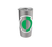 Green Lantern Kyle Rayner Logo Vaso térmico de acero inoxidable de doble pared