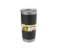 Green Lantern Sinestro Corps Logo T Shirt Vaso térmico de acero inoxidable de doble pared