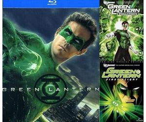 Green Lantern Ultimate Collection on Blu-ray & DVD: Green Lantern: the Movie (Starring Ryan Reynolds & Blake Lively) [Steelbook Blu-ray] / Emerald Knights (2-Disc) [DVD] / First Flight (2-Disc) [DVD]