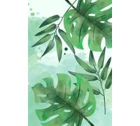 Green Leaf Notebook. A5/6"x9"/150 Lined Pages/Paperback. Gardening Notebook. Gardening Journal. Gift for Plant Lover's. Garden Planner.