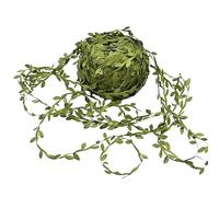 Green Leaves Leeaf Trim Ribbon - Leeaf Vine Ribbon Green Leaves | Garland Foliage Green Leaves | Leaves Artificial Wreath Fake Vine|Realistic Waterproof Leeaf Vine |Dangling Vine Ornaments for Wedding