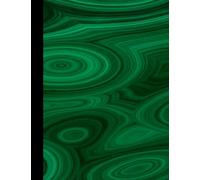 Green Marble College Ruled Paperback Notebook - Medium (7.5”x9.75” B5) | StoneForm Series for School, Work, or Journaling: Ideal for College Students, Professionals, and Writers