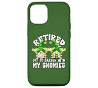 Green Margarita GNOME and Funny Saying For Retirement Couple Carcasa para iPhone 12/12 Pro