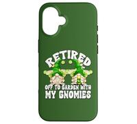 Green Margarita GNOME and Funny Saying For Retirement Couple Carcasa para iPhone 16