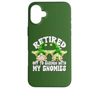 Green Margarita GNOME and Funny Saying For Retirement Couple Carcasa para iPhone 16 Plus