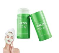 Green Mask Stick，Barra de mascarilla morada， Mascarilla de Limpieza Profunda(2 verdes)