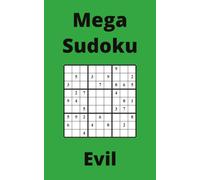 Green Mega Sudoku Book, 9x9 Puzzles, 150 Pages, 5x8, Evil