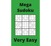 Green Mega Sudoku Book, 9x9 Puzzles, 250 Pages, 5x8, Very Easy