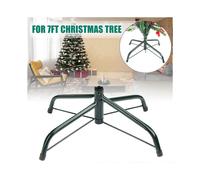 Green Metal Christmas Tree Stand for 7ft Artificial Trees Shop Home Decor
