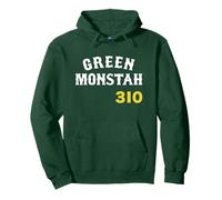 Green Monstah Boston Baseball City 94.5 m Funny New England Sudadera con Capucha