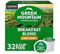 Green Mountain Coffee Roasters Breakfast Blend Keurig Single-Serve K-Cup Pods, Light Roast Coffee, 32 Count