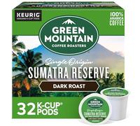 Green Mountain Coffee Roasters Sumatra Reserve Coffee, Keurig Single Serve K-Cup Pods, Dark Roast, 32 Count