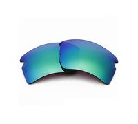 (Green, Multicolor) Polarized Replacement Lenses for Oakley Flak 2.0 XL OO9188 Sunglasses TAC Lens